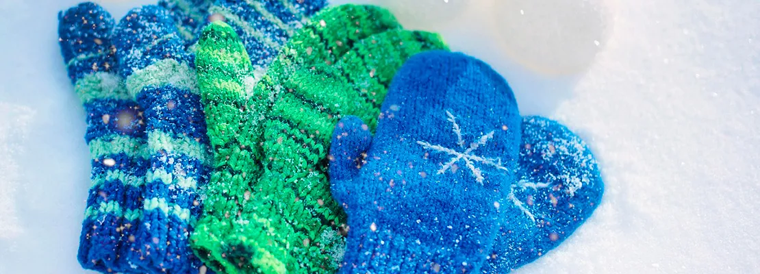 Как связать варежки с узором